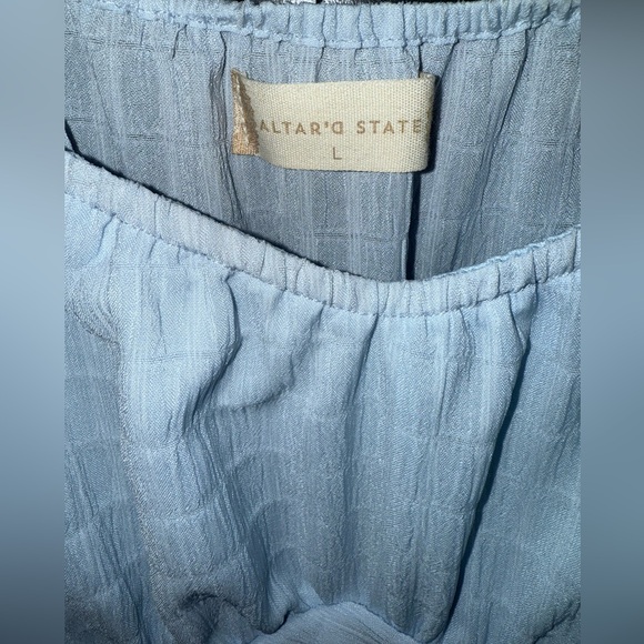 Altar'd State Light Blue Romper - Picture 2 of 4